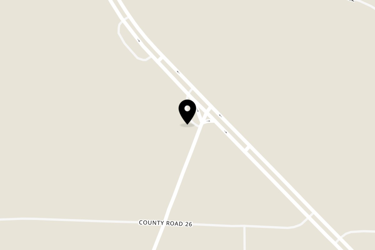 Map showing the location of Homestead Cafe on 6631 US-43 in Spruce Pine